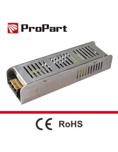 Alimentatore Scatolato Slim IP20 24V 150W 6.25A 188*45*35mm
