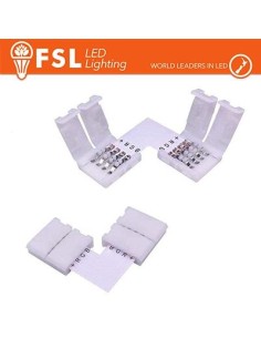 Connettore rapido L per strip 10mm LED RGB
