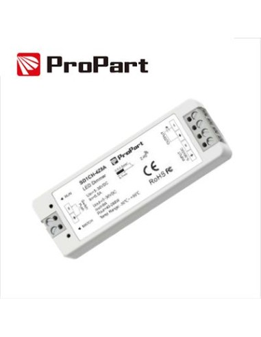 Ricevitore DIM + pulsante 5/36V DC, 1CH*8A, RF2.4G 