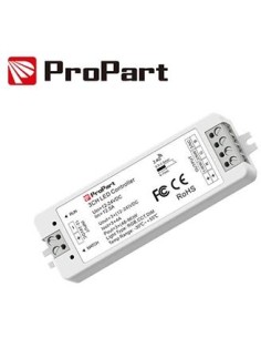 Ricevitore DIM + pulsante 12/24V DC, 3CH*4A, RF2.4G