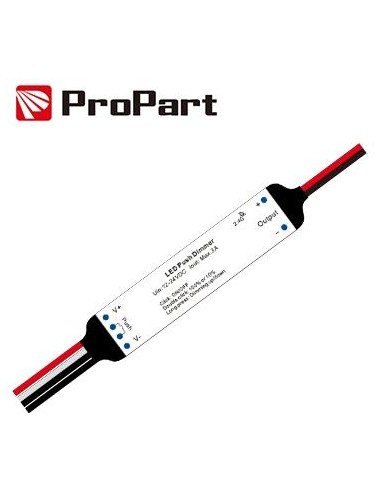 Dimmer RF e Push 1 canale - 12/24V, 1ch 3A/CH, RF 2.4G