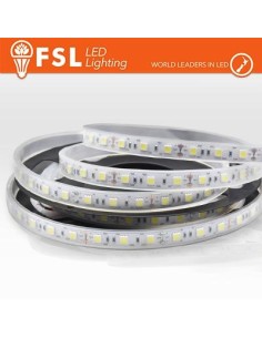 Striscia LED 5m IP65 5050 24V - 12W/m 60led/m 3000K