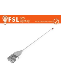 Cavo connettore 20cm, + fili spelati LED 220V