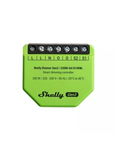 Shelly Dimmer Gen3 - Smart Dimmer AC 1ch. Wi-Fi/BT/Matter + PM