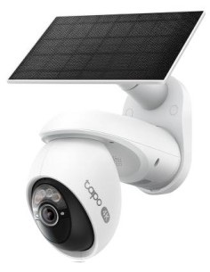 Kit Telecamera di sicurezza batteria Wi-Fi 4K + Pannello solare