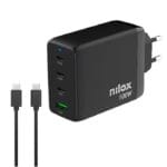 Nilox Caricatore Gan Type C 100W 4 Porte