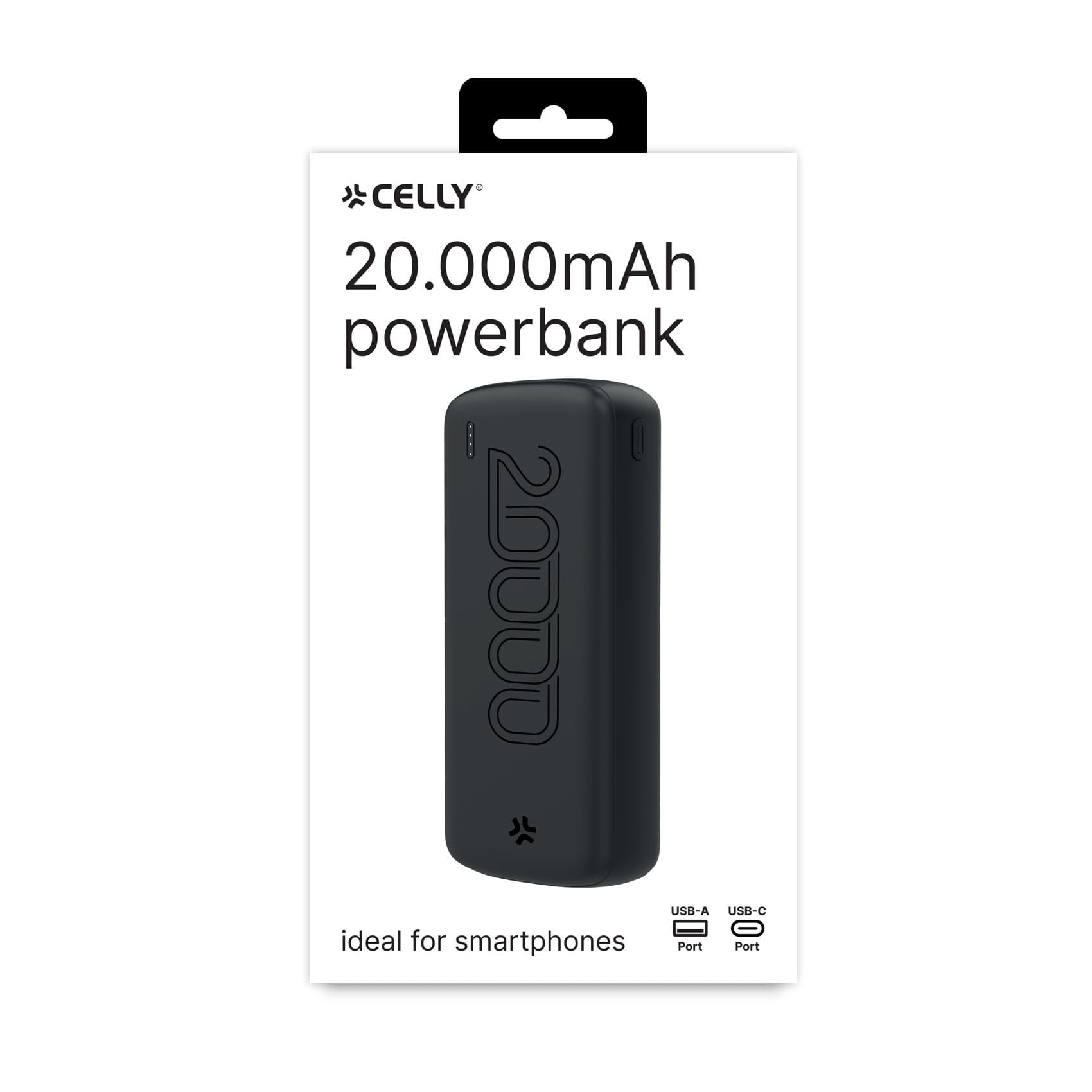 PBE20000EVOBK-000-10787-1 POWERBANK ENERGY 20000MAH EVO BK - immagine 1
